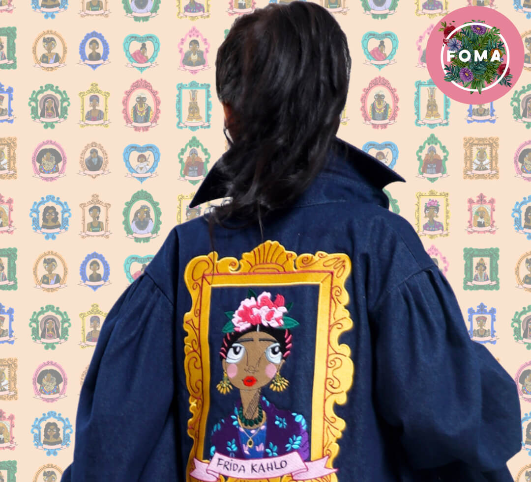 Lady Serena | Frida Kahlo Denim Jacket