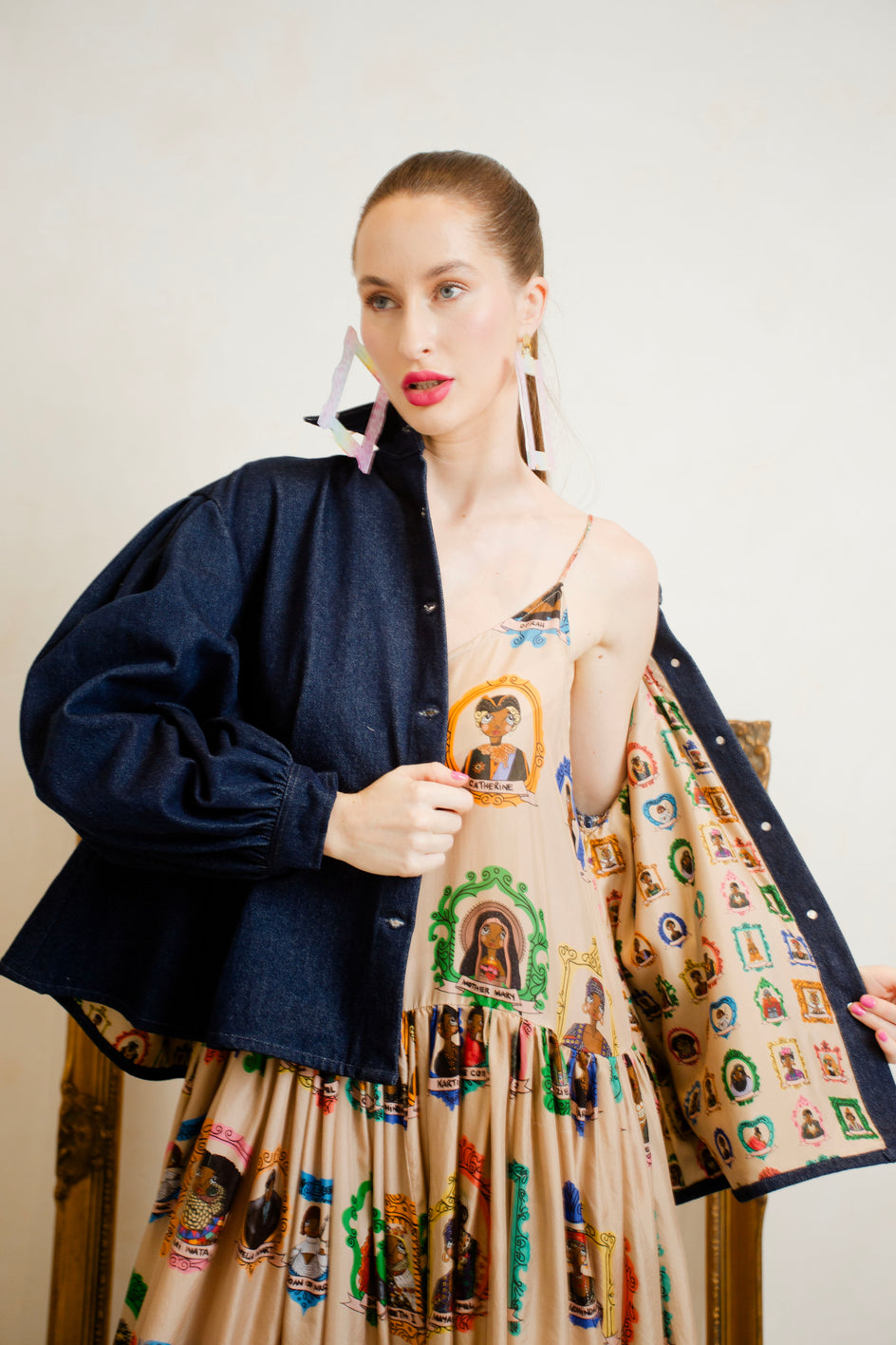 Lady Serena | Elizabeth I Denim Jacket