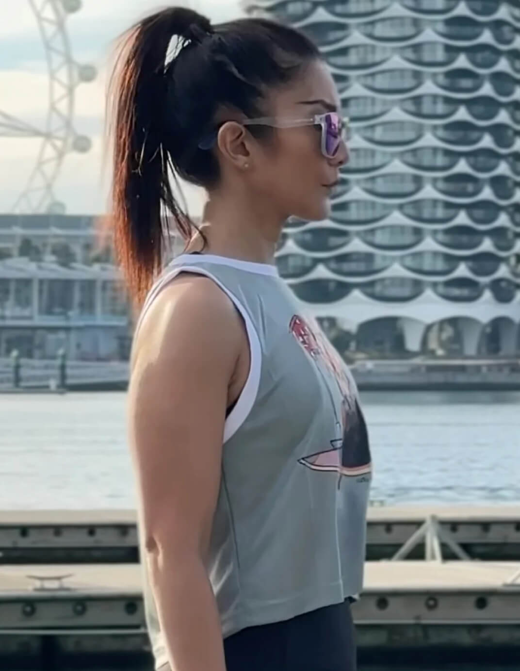 Exclusive Edition Aesthetic Basketball Tank in Grey