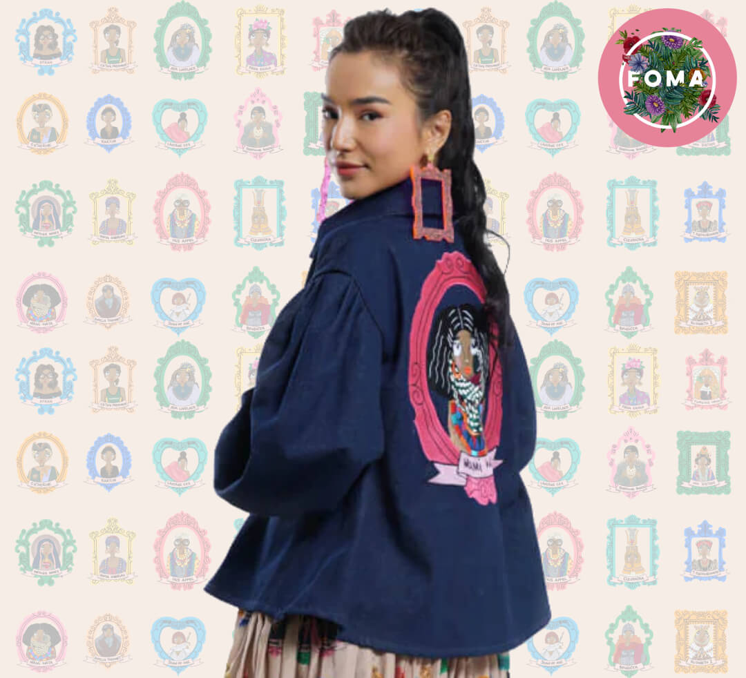 Lady Serena | Mami Wata Denim Jacket